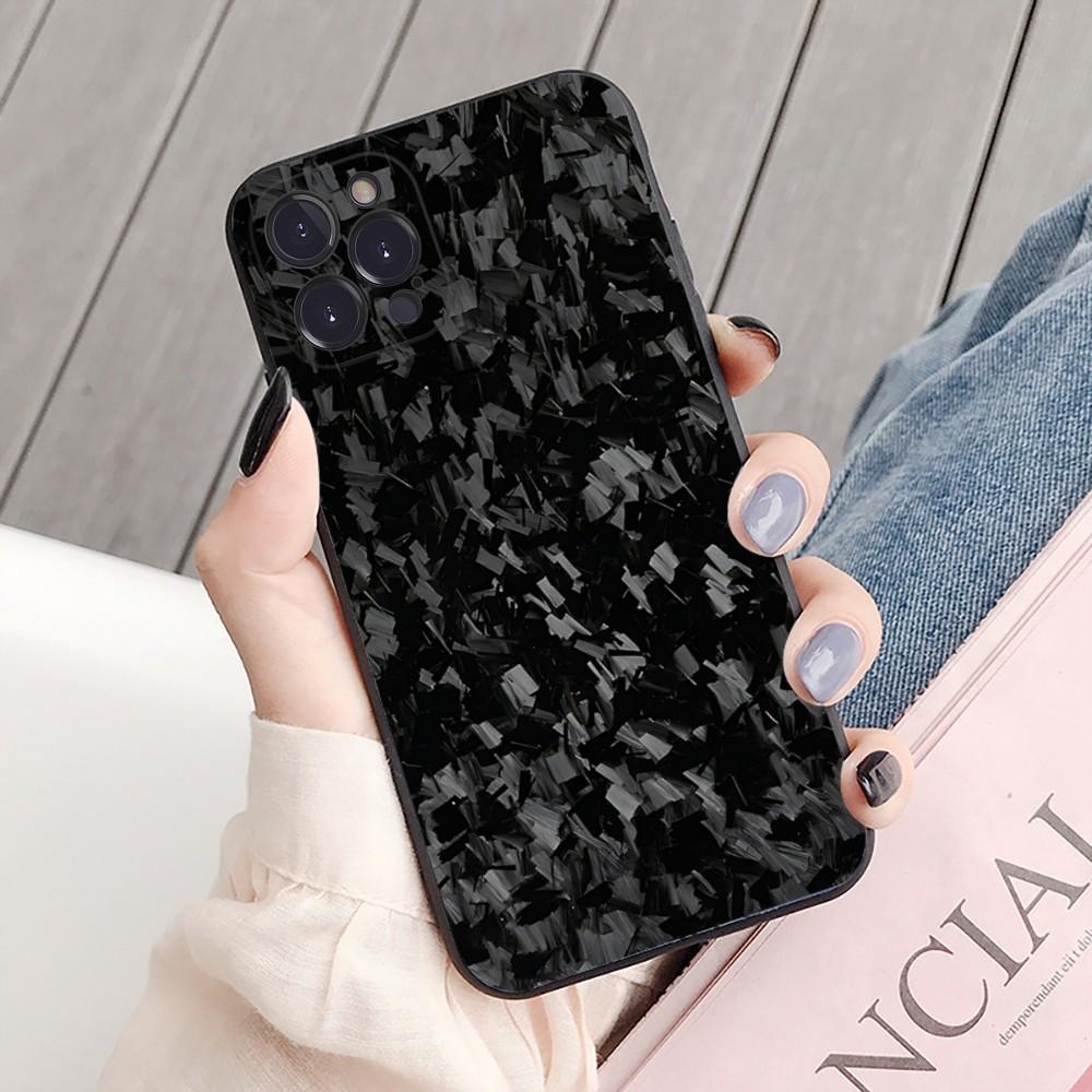 

Carbon Forged Carbon Fiber Plating Phone Case For IPhone 16 15 8 7 6 6S Plus X SE XR XS 14 11 12 13 Mini Pro Max Mobile Case iPhone 13 mini