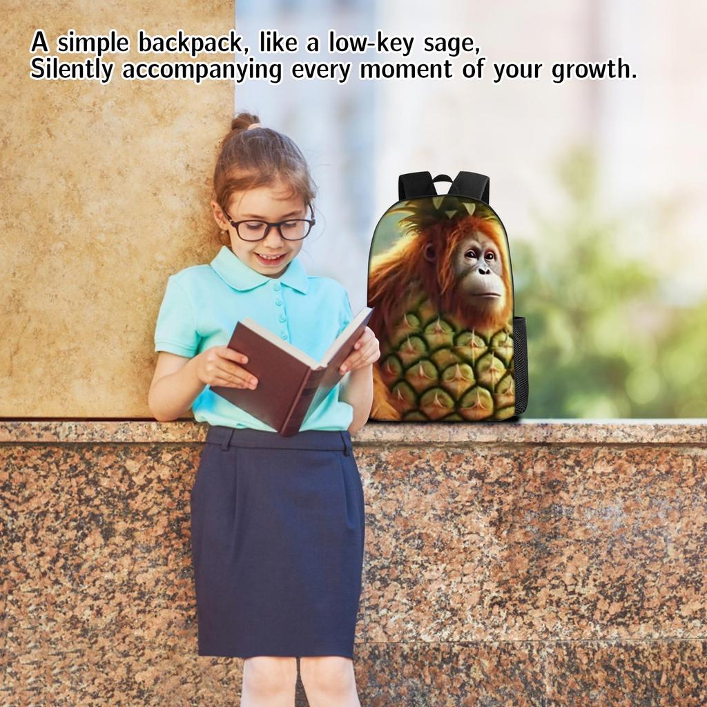 Student Backpack 3D Digital Printing Backpack