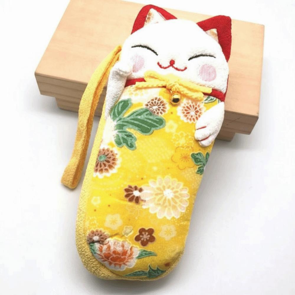 Lucky Soft Eyeglasses Spectacle Box Sunglasses Pouch Glasses Case Fortune Cat