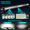 Single Row LED Light Bar 12/20/32 Inch Spot/Flood Combo Beam New IP68 Waterproof 6500K Color Led Work Lights Driving Lamp for Car ATV Truck Neon