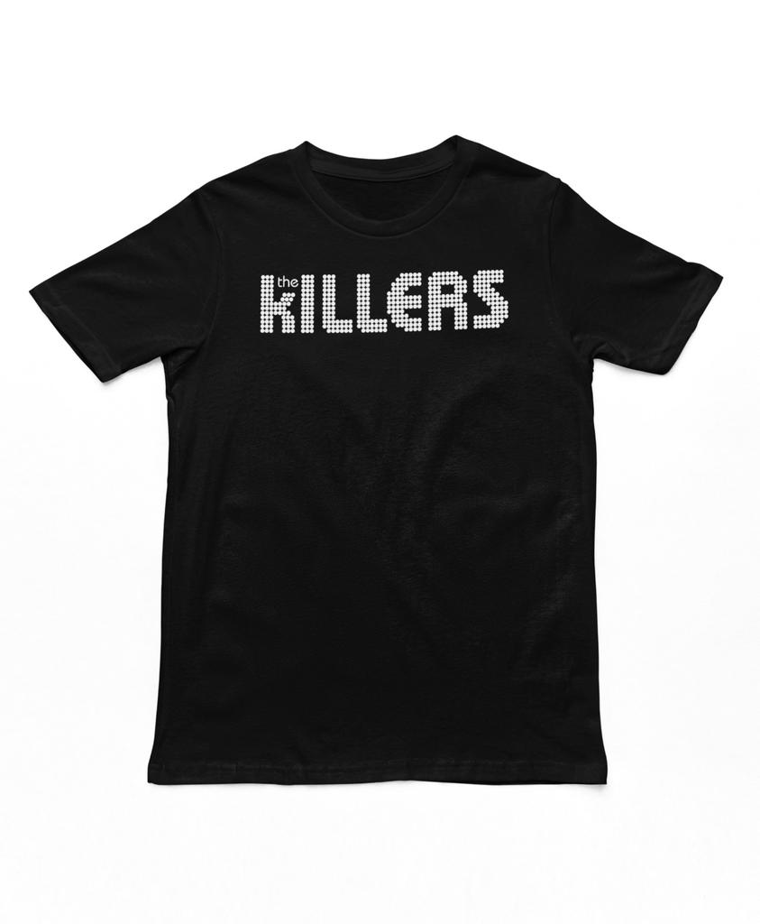 The Killers Camiseta Clásica con Logo para Hombre Música Concierto Clásico Banda de Rock Camiseta Negra