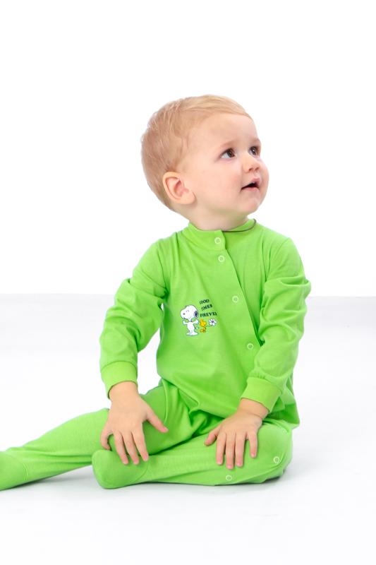 Dupačka – Kojenecká bavlněná s dlouhým rukávem a knoflíky, Praktická & Barevná, Pro každé roční období, 5032-001-33-4 HC