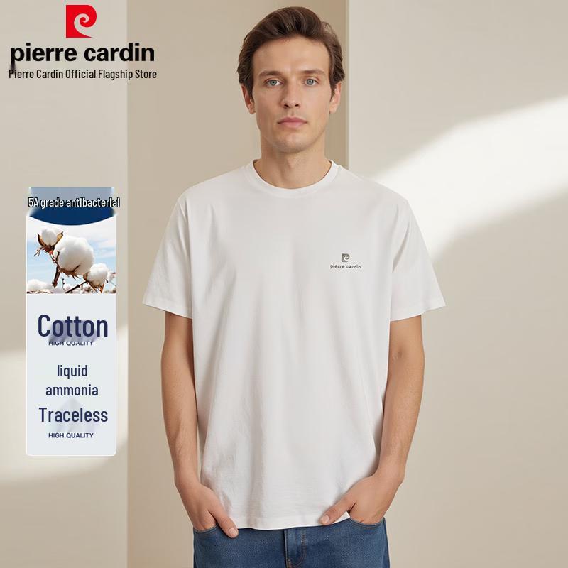 Pierre Cardin Men s Liquid Ammonia Long-Staple Cotton T-Shirt L