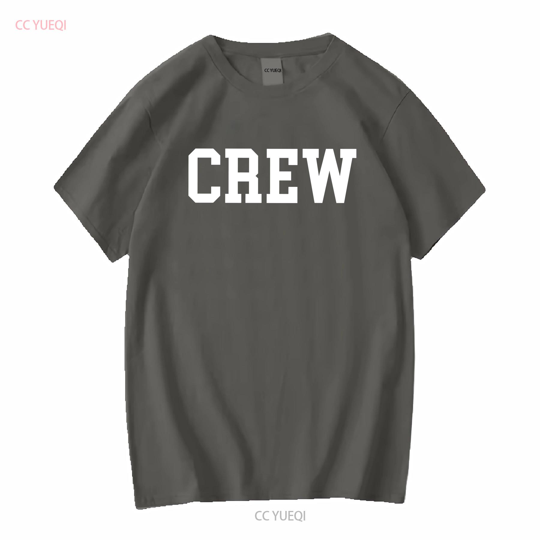 

Crew T shirt Stage Staff Management Roadies Sound Workwear Uniform Top vintage Washed Soft Comfortable graphic Versatile homme M