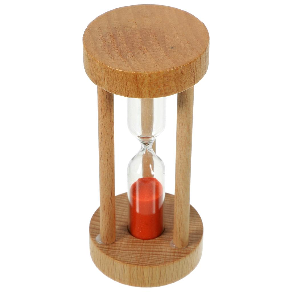3 Min Handmade Hourglass Sand Clock Car Cooking Timer Wooden Sandglass Exercise