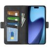 For iPhone 17 Air Case Calf Texture Leather Wallet Phone Cover