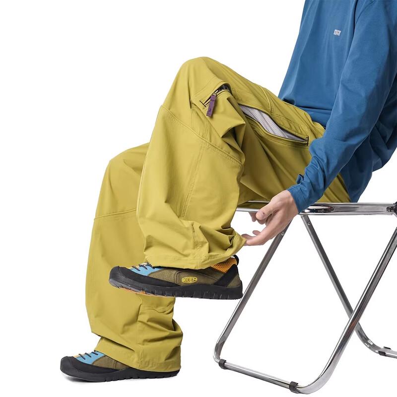 QOTRIOCK Men's Water-Repellent Fleece-Lined Hiking Pants
