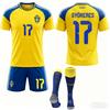 Tricou de Fotbal Suedia Cupa Mondială 2026 pentru Copii și Adulți GYOKERES #17