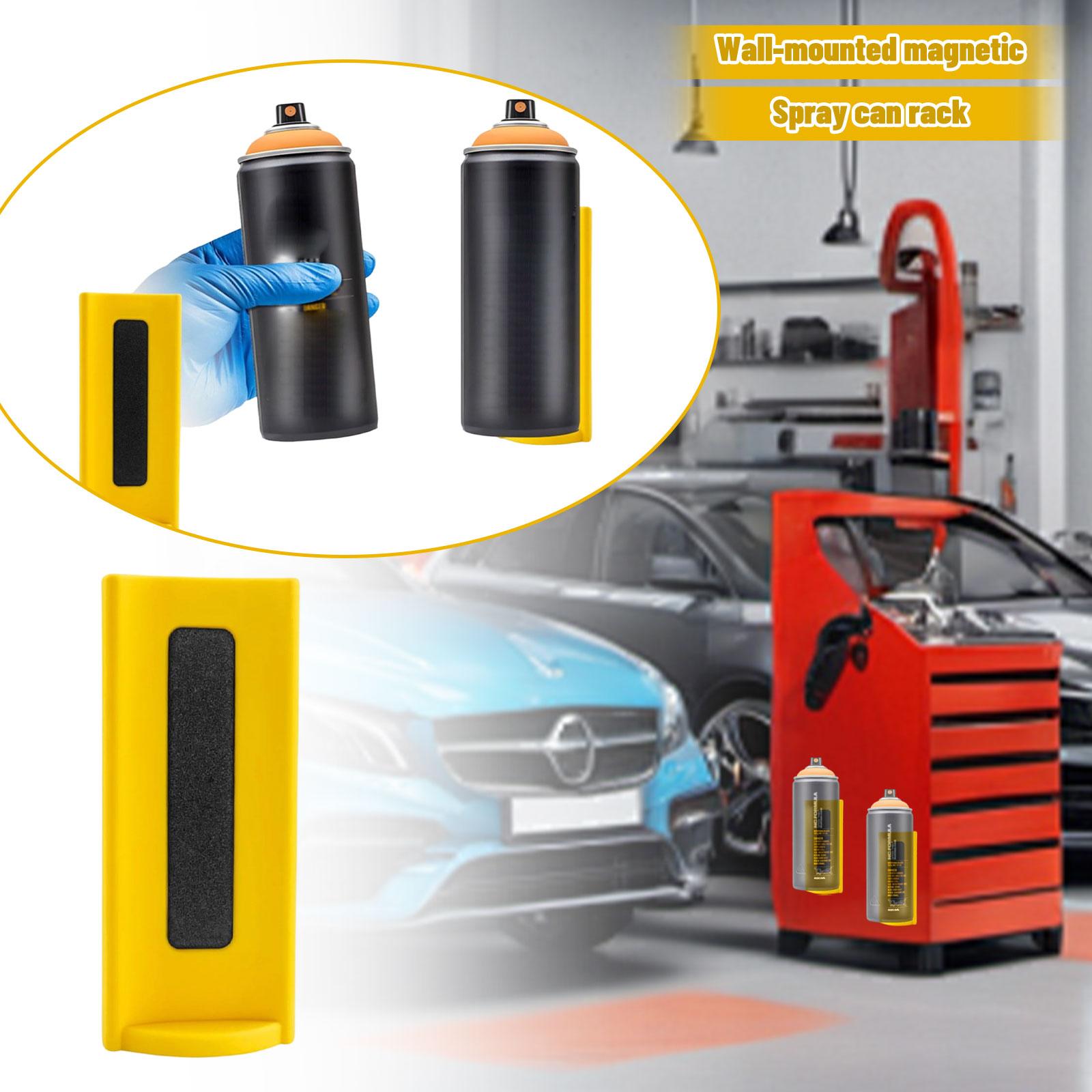 

Wall Mounted Magnetic Spray Can Holder Storage Rack One Size
