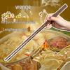 ZISIZ 42cm Long Frying & Hot Pot Wenge Wood Chopsticks