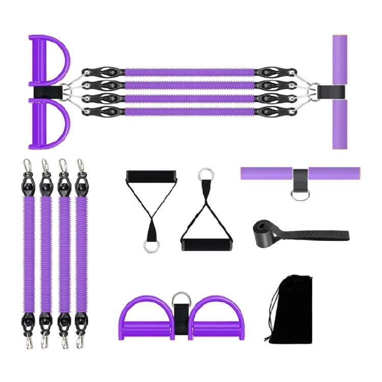 Full Body Sculpting Exercise Equipment Nonslip Foot Pedals Resistance Band For Safe Training