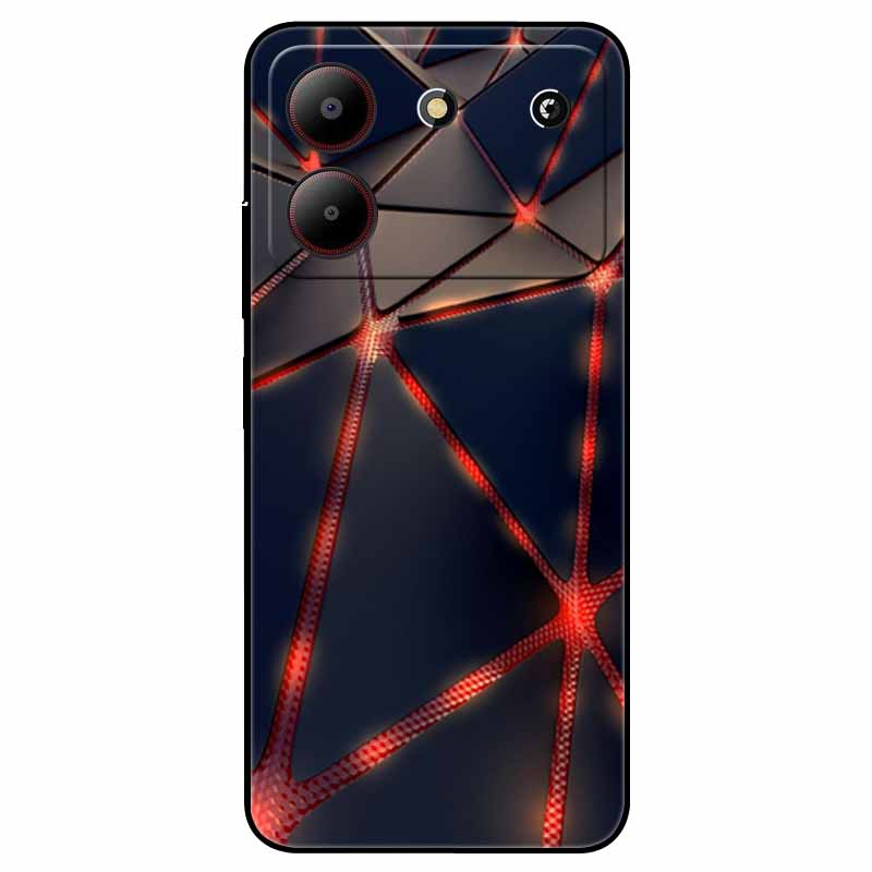 For ZTE Blade A54 4G Case Shockproof TPU Soft Silicone Phone Covers for ZTE Blade A 54 Funda Painted on for BladeA54 Luxury Capa