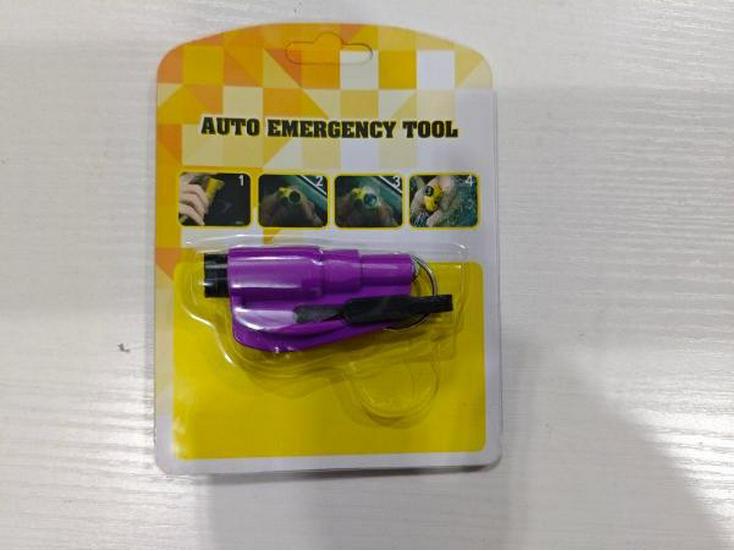 3-in-1 Safety Keychain: Window Breaker, Emergency Hammer, Whistle & Cutter
