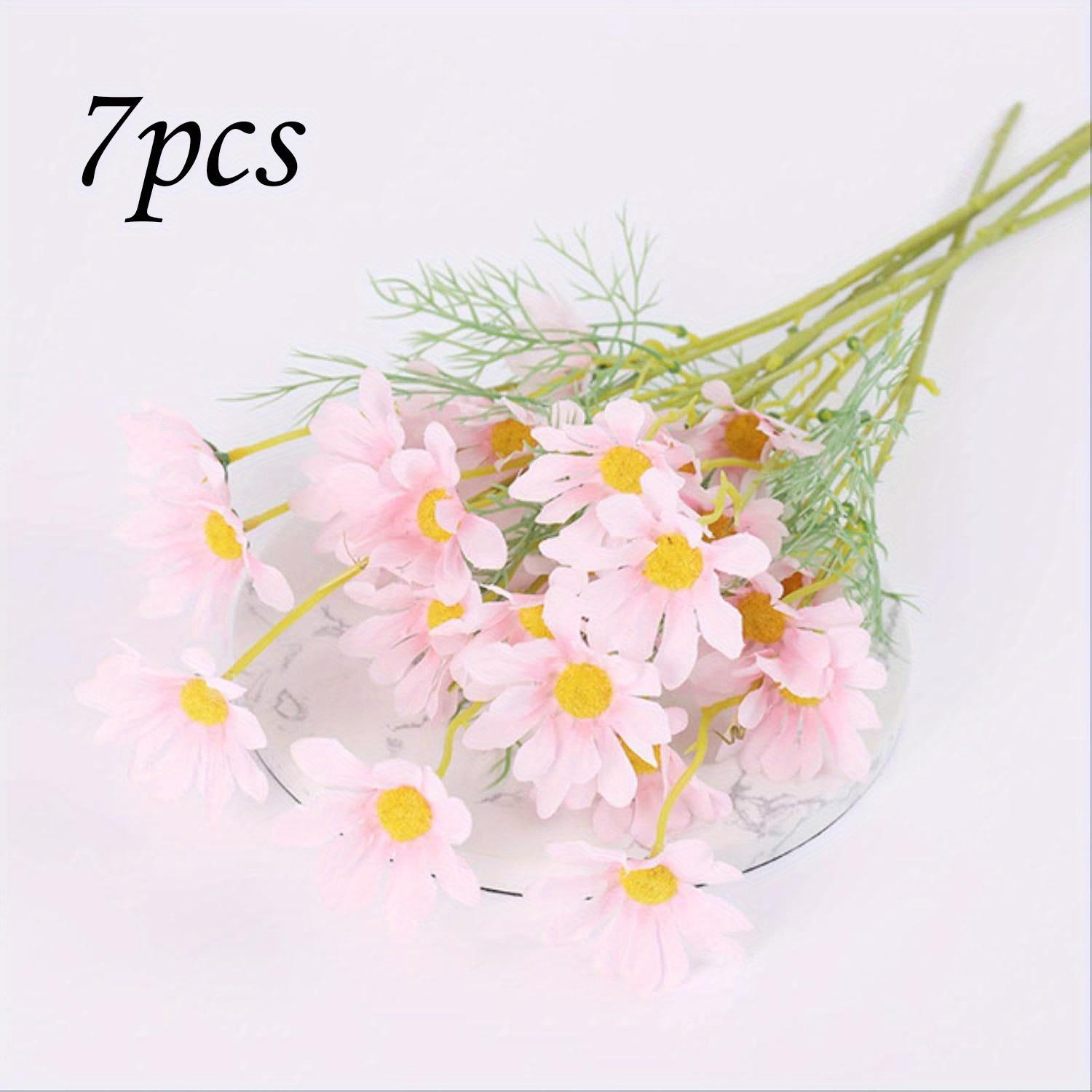 

Artificial Daisy Flowers Home Decor Fake Yellow Daisy Bouquet for Living Room Party Wedding Decoration Mother s Day Gift