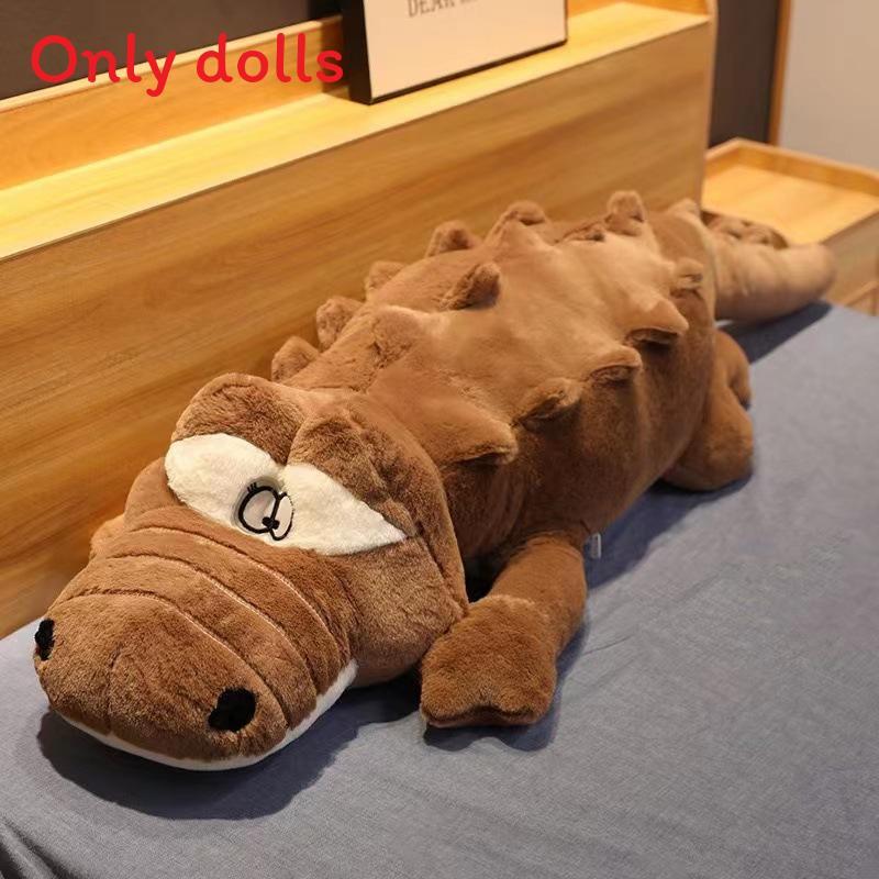 Plush Crocodile Pillow Large Animal Toy With Pp Cotton Filling For Kids And Collectors