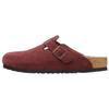Birkenstock Boston Abrasion Resistant Closed Toe Slippers Men's Red Brown 1030648