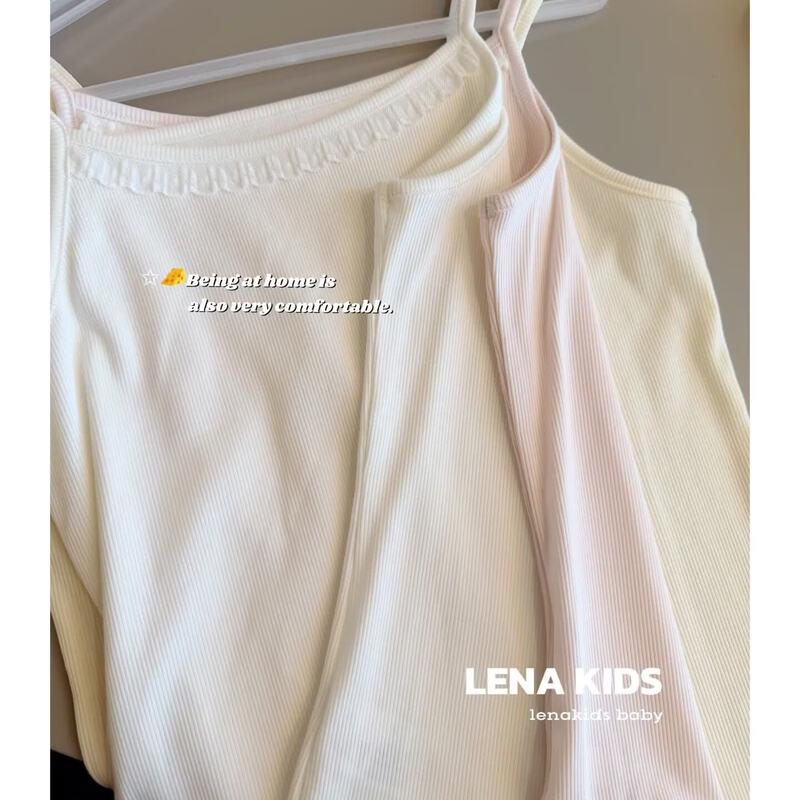 LENAKIDS Girls  Tencel Lace Trim Camisole 140cm