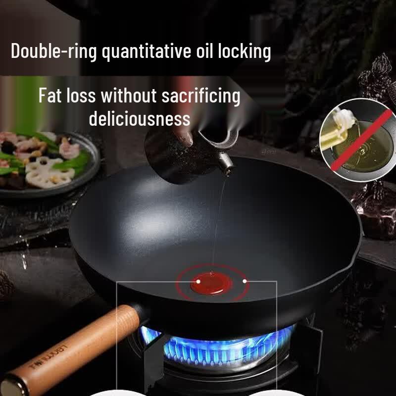 Lanmi Black Wukong 28cm Titanium Non-Stick Wok