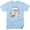 I Love Lucy Beard Flakes Logo T Shirt Lucy Mens Licensed Classic TV Light Blue