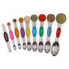 9-piece Magnetic Double-ended Stainless Steel Measuring Spoon with Scale-seasoning Spoon Coffee Measuring Spoon Baking Tools