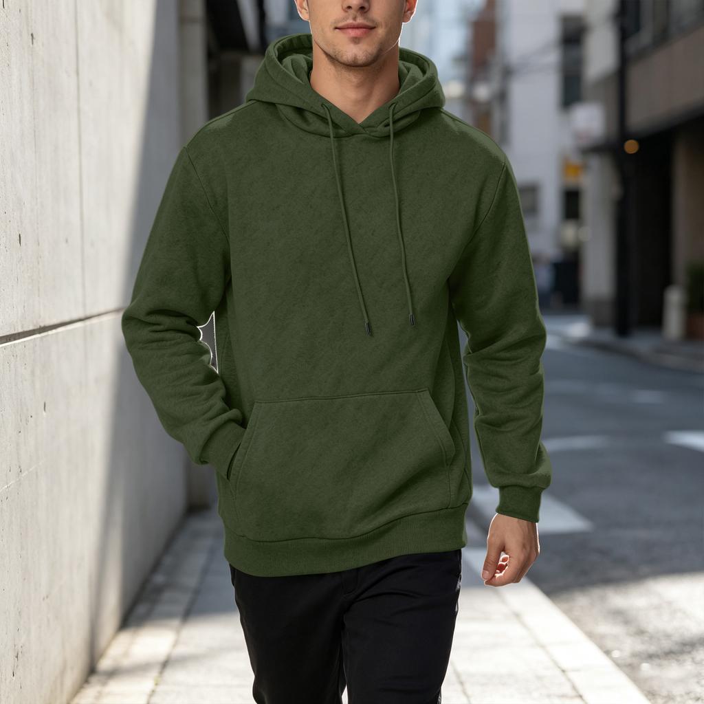 Men's Casual Loose Fit Hoodie Sweatshirt for Fall Winter Daily Wear