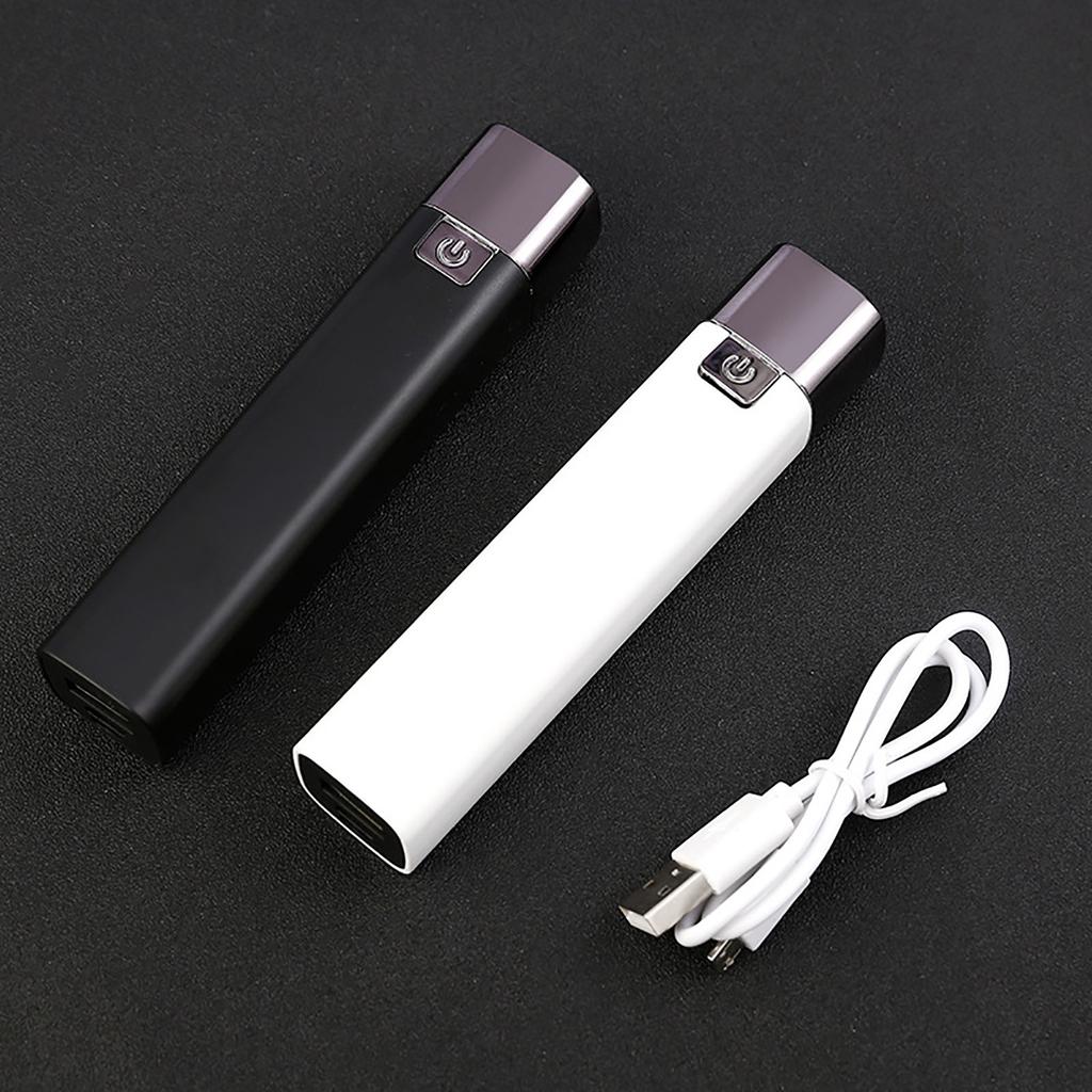 Strong Light Flashlight Searchlight Mini Flashlight + USB Power Bank