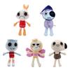 Desenho animado anime brinquedos de pelúcia requintados Finn Glisten Shelly Dandy's World boneca brinquedo de travesseiro de pelúcia Flutter presente para criança decoração de sofá de quarto