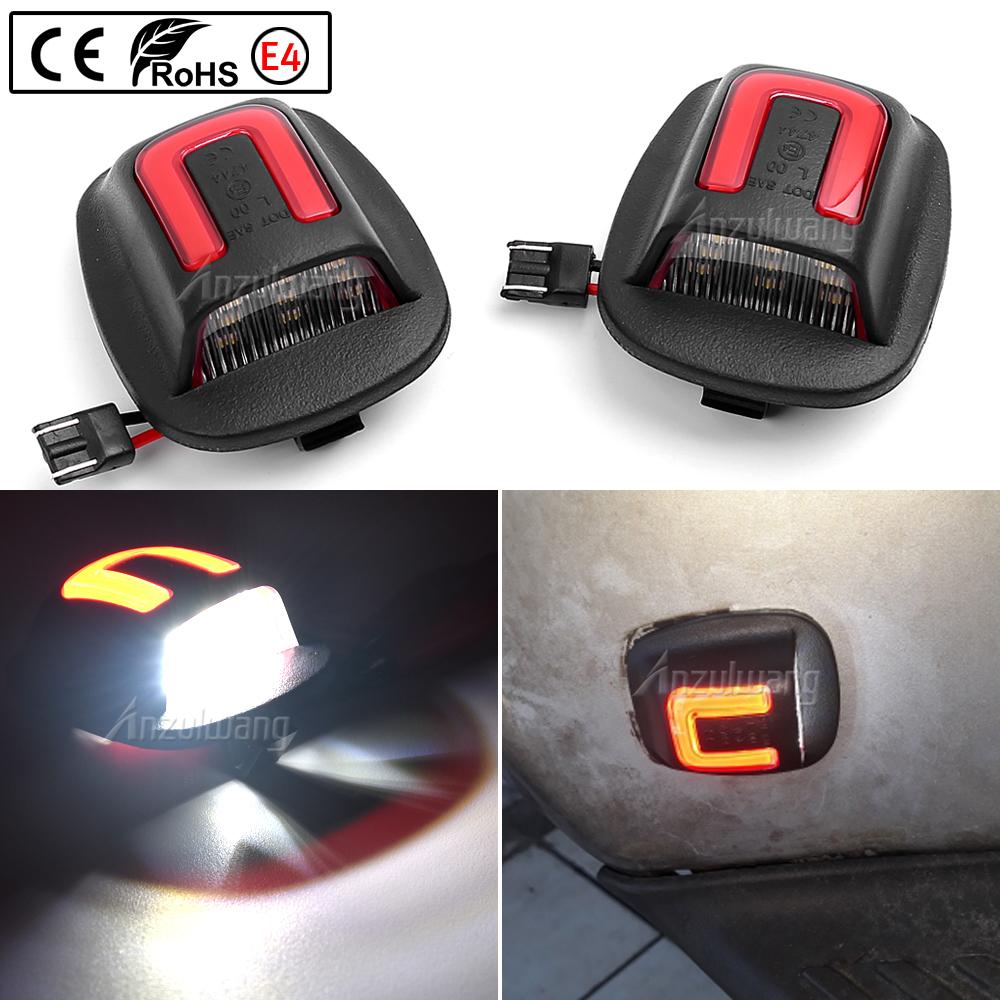 

Hight Quality For Nissan Navara D40 Frontier Armada Titan Xterra Suzuki Equator LED Car Number License Plate Light