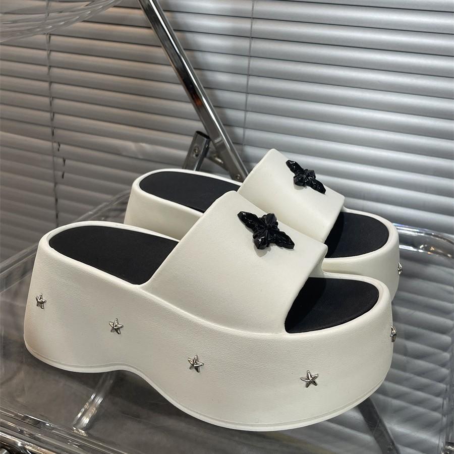 New Punk Platform Slippers Women's Summer Wear Summer Sandals Go Out Students Increase Height
