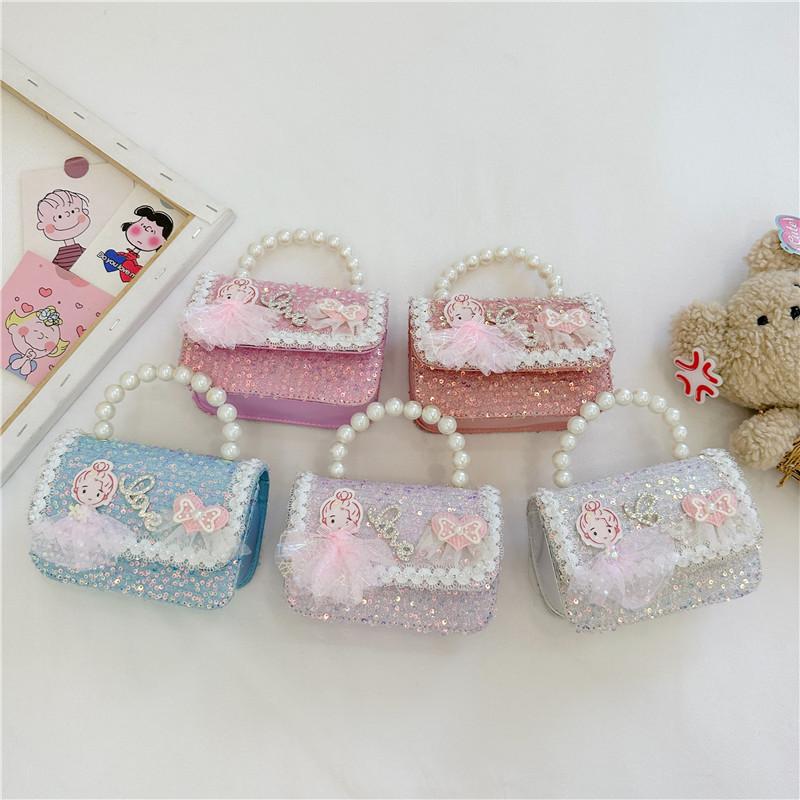 Stylish And Cute Beaded Crossbody Backpack For Girls Ideal For Preschool Use