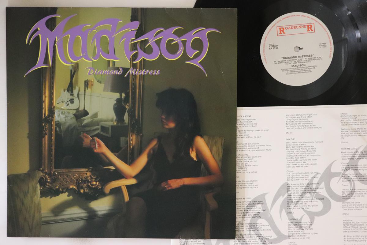 

LP Record MADISON - Diamond Mistress RR9766 ROADRUNNER 1985 Europe Metal Used