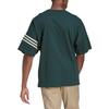 Adidas Originals Trefoil Stripe Straight Short Sleeve T-Shirt Men Tops Green HR5092