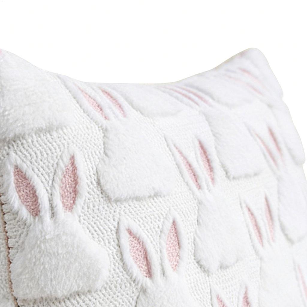 Osterhase Kissenbezug 45x45cm Gemütlicher Sofakissenbezug Bürorückenlehne Lendenkissenbezug für Stilvolle Wohnzimmer Schlafzimmer Dekoration