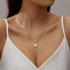 Fashion Shell 26 Letters A-Z Name Alphabet Pendant Necklace For Women Men Gold Color Choker Necklace Couples Birth Gift Jewelry