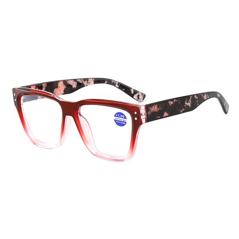 Large Frame Can Be Equipped With Myopia Glasses Frame Anti-Blue Reading Glasses Big Face Thin High Definition Reading Glasses