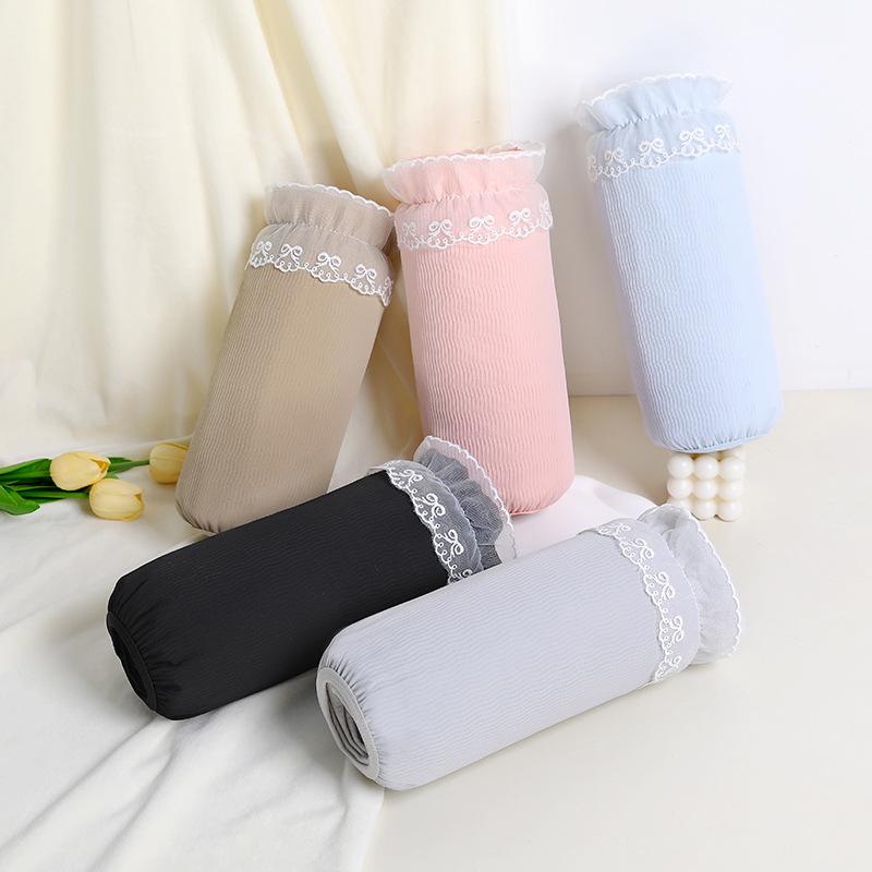 

Корейские милые длинные рукава для женщин - противообрастающие осенне-зимние офисные и студенческие рукава One Size (Splash-Proof)