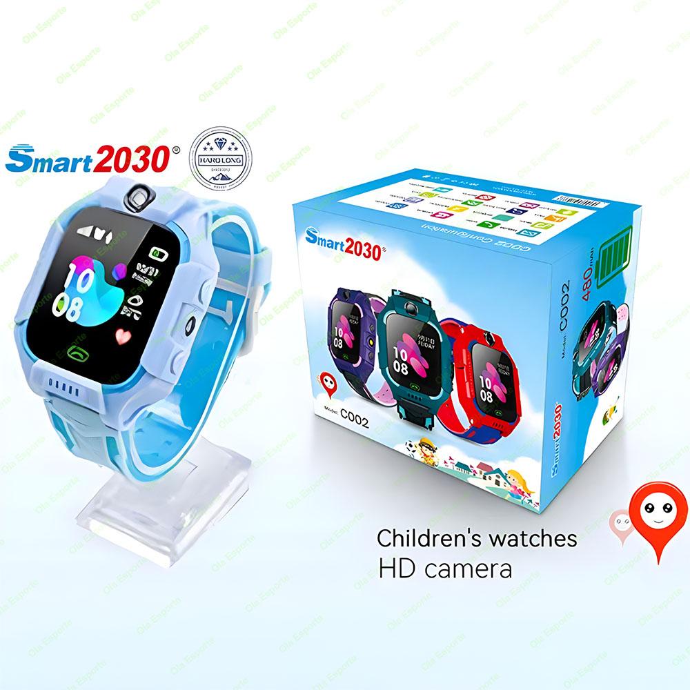 Kids Smart Watch 2G SOS GPS Location Sim Card Call Smartwatch HD Camera Waterproof Watch Gift For Ios Android Children Gifts New