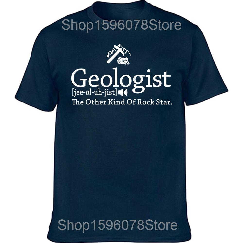 Geologist Definition Tee Funny Rock Star Geology T Shirts Graphic Cotton Streetwear Short Sleeve Harajuku Tshirt Mens