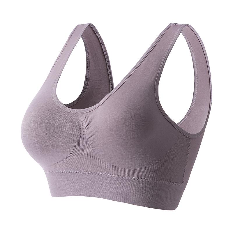 Women's Shockproof Sports Bra - Anti-Sagging, Breathable, Wireless, for Running & Yoga, Beautiful Back Design, Thin Fit, Gathering Support.
