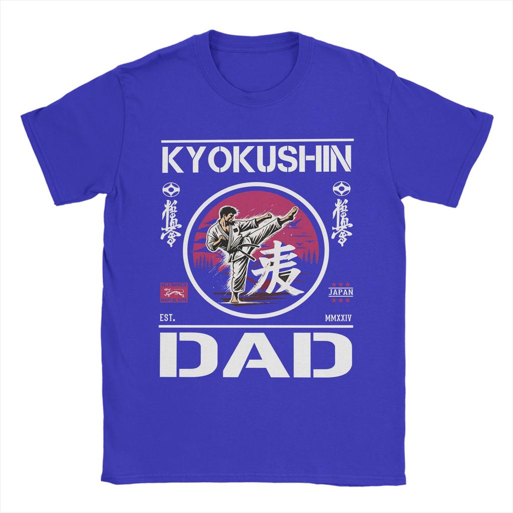 Kyokushin Karate Dad T Shirt Summer  Harajuku TShirts 100 Cotton ONeck 4XL 5XL 6XL Clothing Short Sleeve Vintage Tops