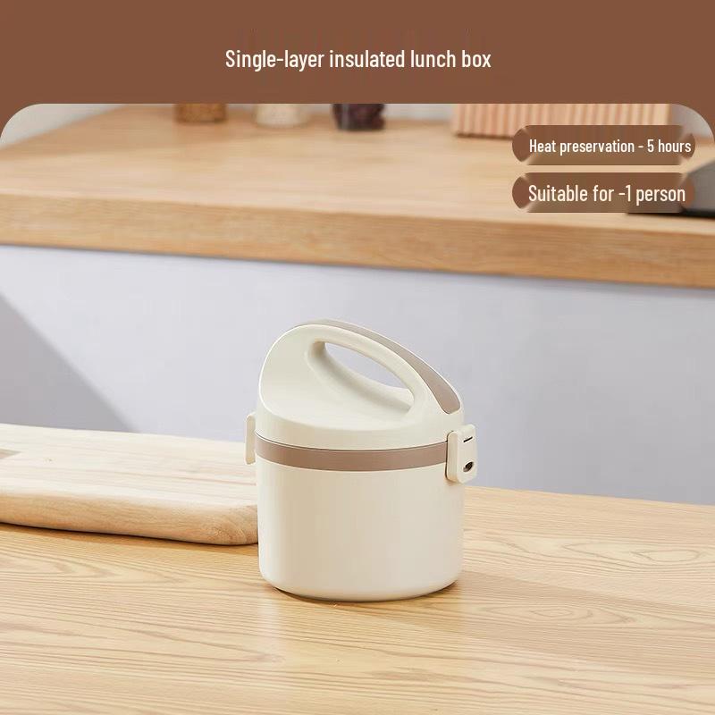 304 Stainless Steel Double-Layer Insulated Lunch Box - Portable, Sealed, Large Capacity for Students and Office Workers