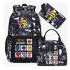 Backpack Sprunki Print 3 Pcs/set With Pencil Case Lunch Bags Kids Anime School Bags Boys Girls Teens Bagpacks