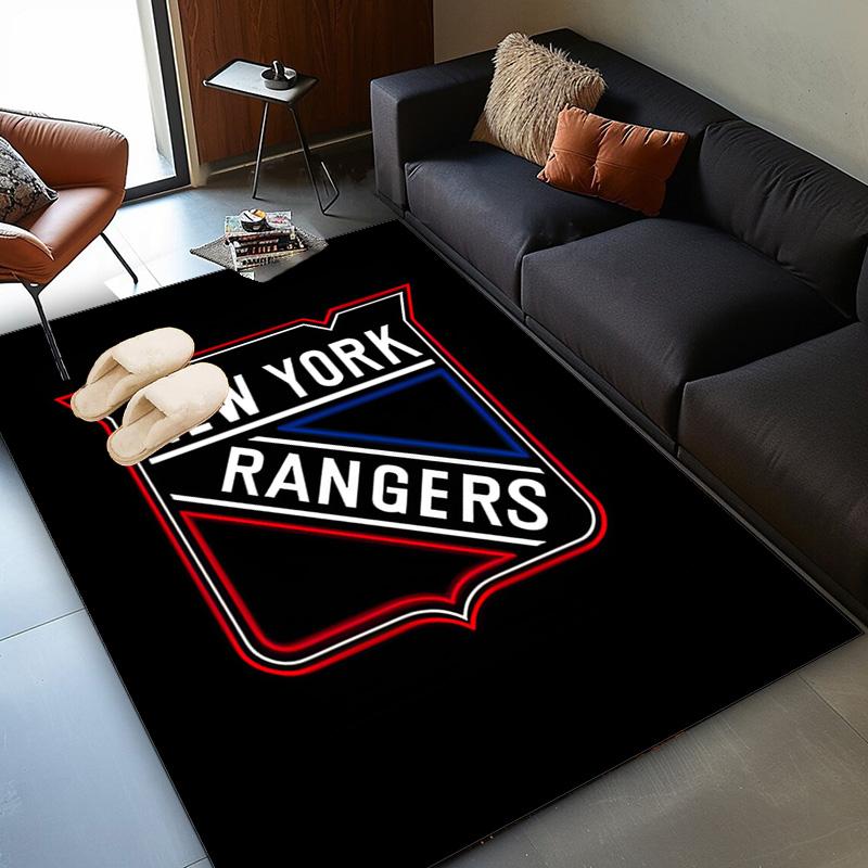 New York Crest Area Rug Suitable for Indoor And Outdoor,Carpets for Kitchens, Homes, Offices, Living Rooms,Home Decor,Christmas Gift