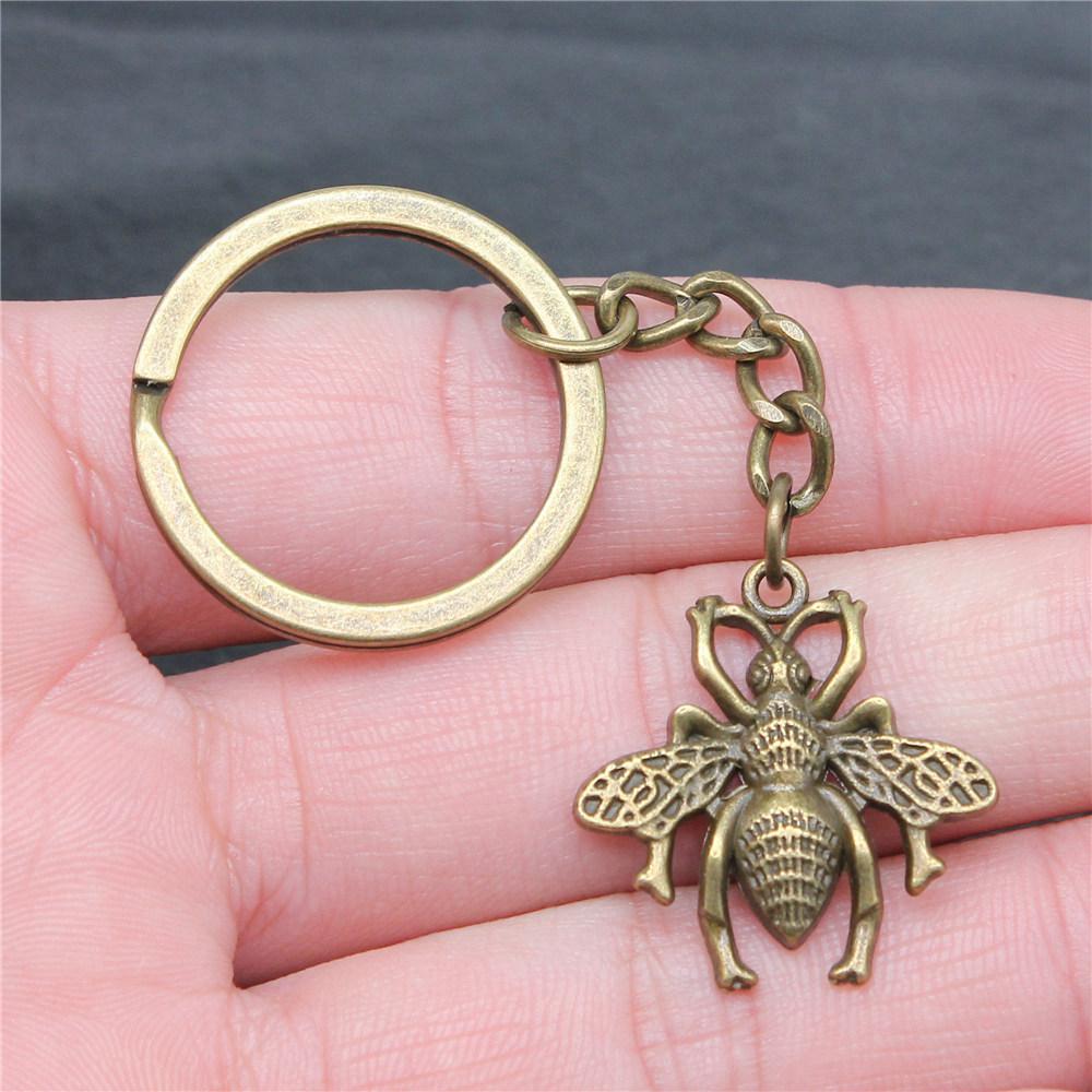Bee Butterfly Garden Insect Keychain for Friends Hot Sale Modern Bridesmaid Gift Dainty Daily Use Accessory