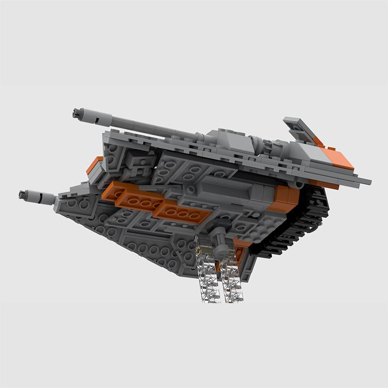 Buildmoc Space Wars T-47 Snow Airspeeder Fighters MOC Set Building Blocks Kits Toys for Children Kids Gifts Toy 453PCS Bricks