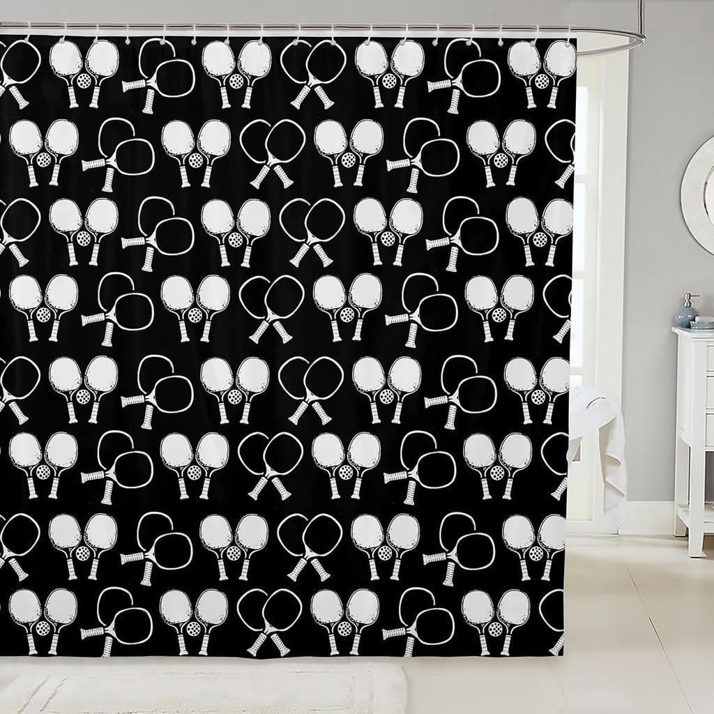Red Strawberry Bow Kids Shower Curtain Yellow Crown Bathroom Curtain Cute Fruit Bowknot Bath Curtain for Girls Boys,Kawaii Bow