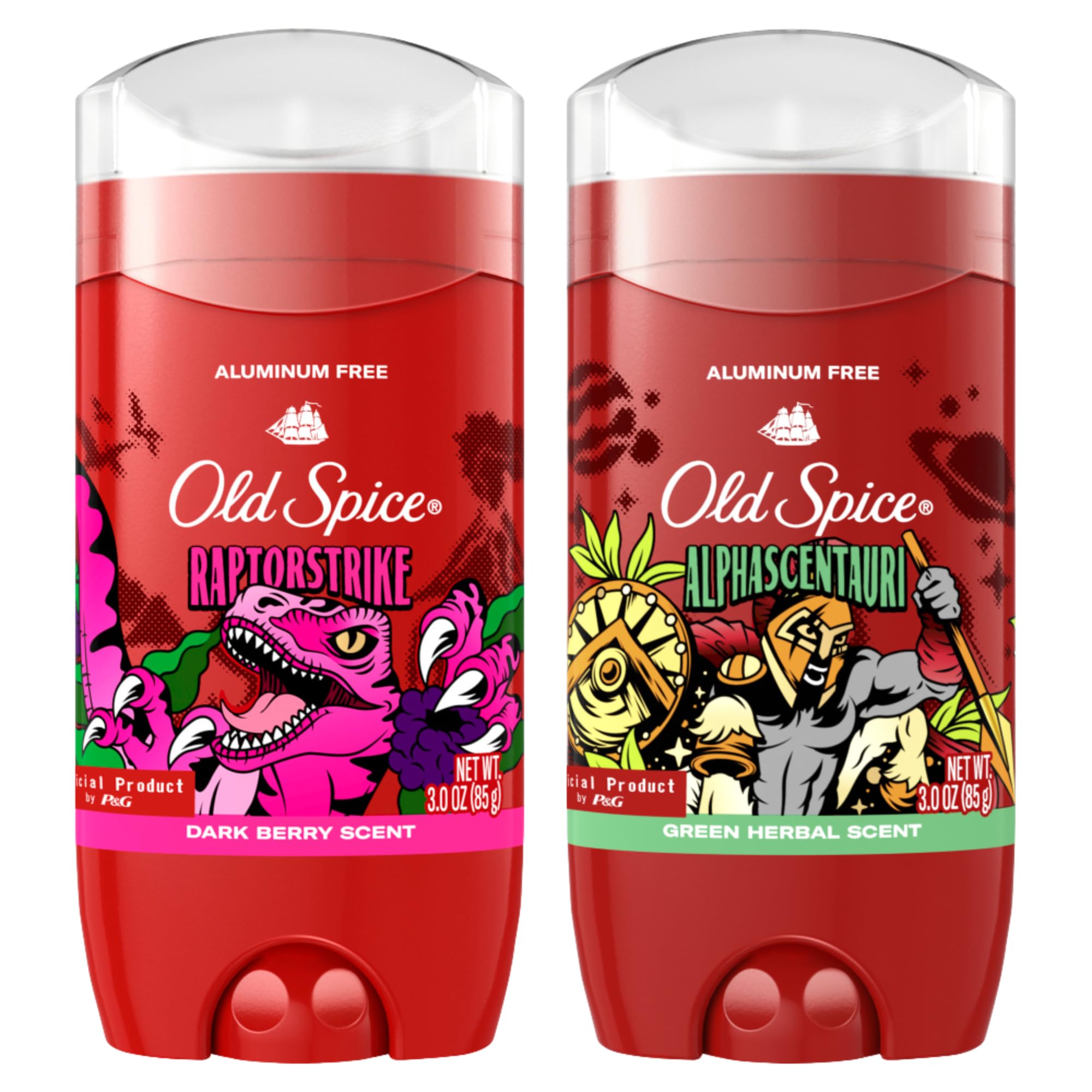 

Ароматичні палички Old Spice Raptor Strike та Alpha 85 г Офіційно з оригінальним бонусом Centauri, кожна, Імпортовано, Доставка та пакування