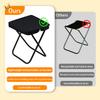 Camping Folding Chair Portable Folding Chair with Carry Bag Handheld Camp Stool Outdoor Footstool for Travel Walking Hiking Fishing Picnic Barbecue