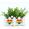 ONPRESS 500Pcs Gay Pride Stickers Rolls Self-Adhesive LGBTQIA+ Support for Parades Rainbow Heart Stickers Pride Month Events Festival Party