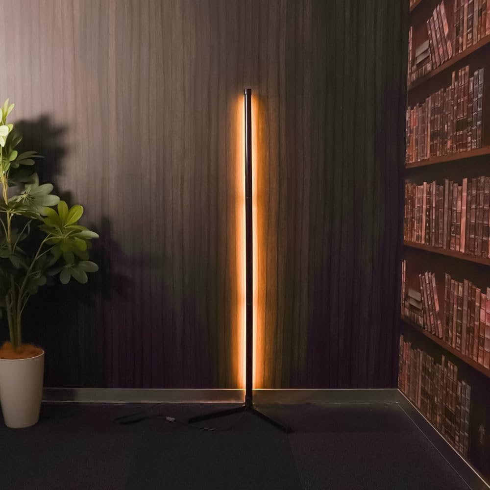 

THANKO RGB Corner Floor Light RGBSTLHBK Indirect Lighting Gaming Floor Light USB RGB